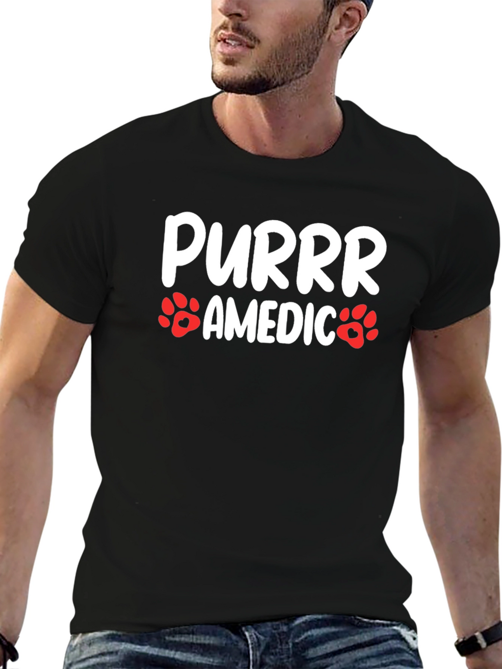 Purrr Amedic Graphic Tee