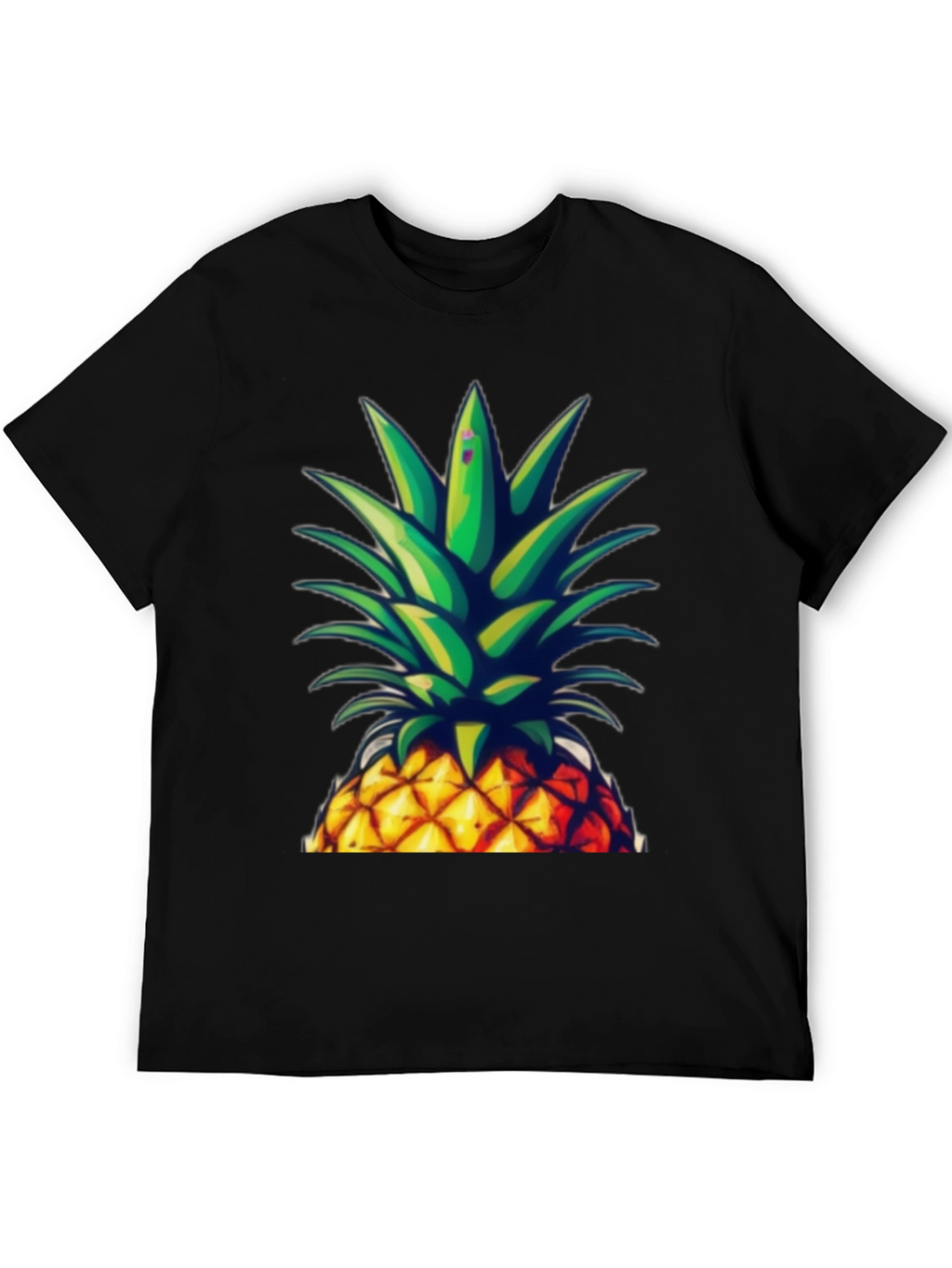 Pineapple Graphic Tee - Tropical Fruit Design