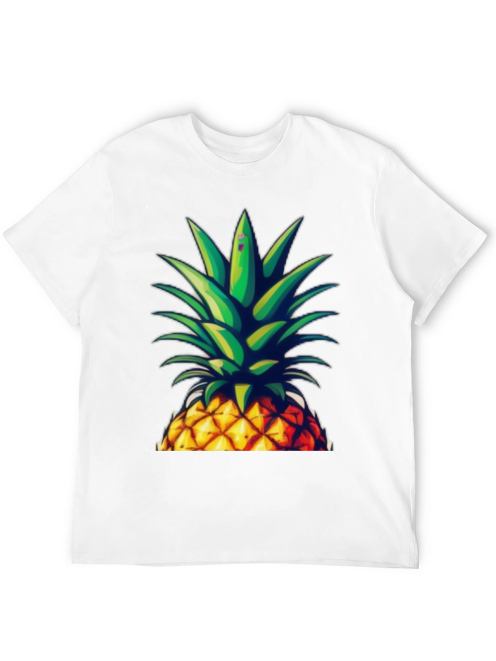Pineapple Graphic Tee - Tropical Fruit Design