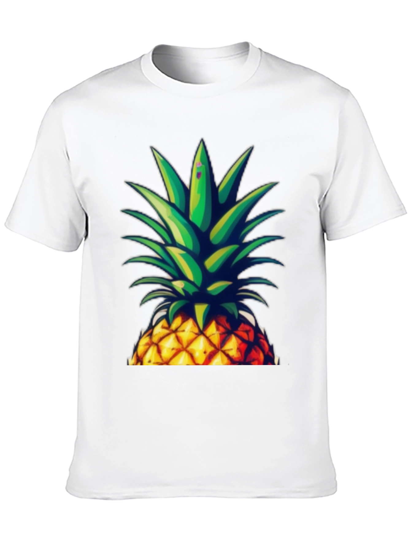 Pineapple Graphic Tee - Tropical Fruit Design