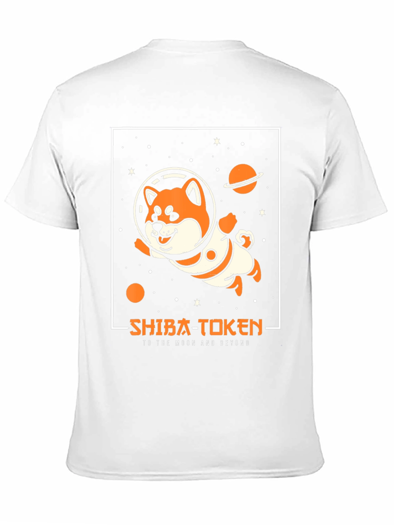 Shiba Token Space T-Shirt - To the Moon and Beyond!