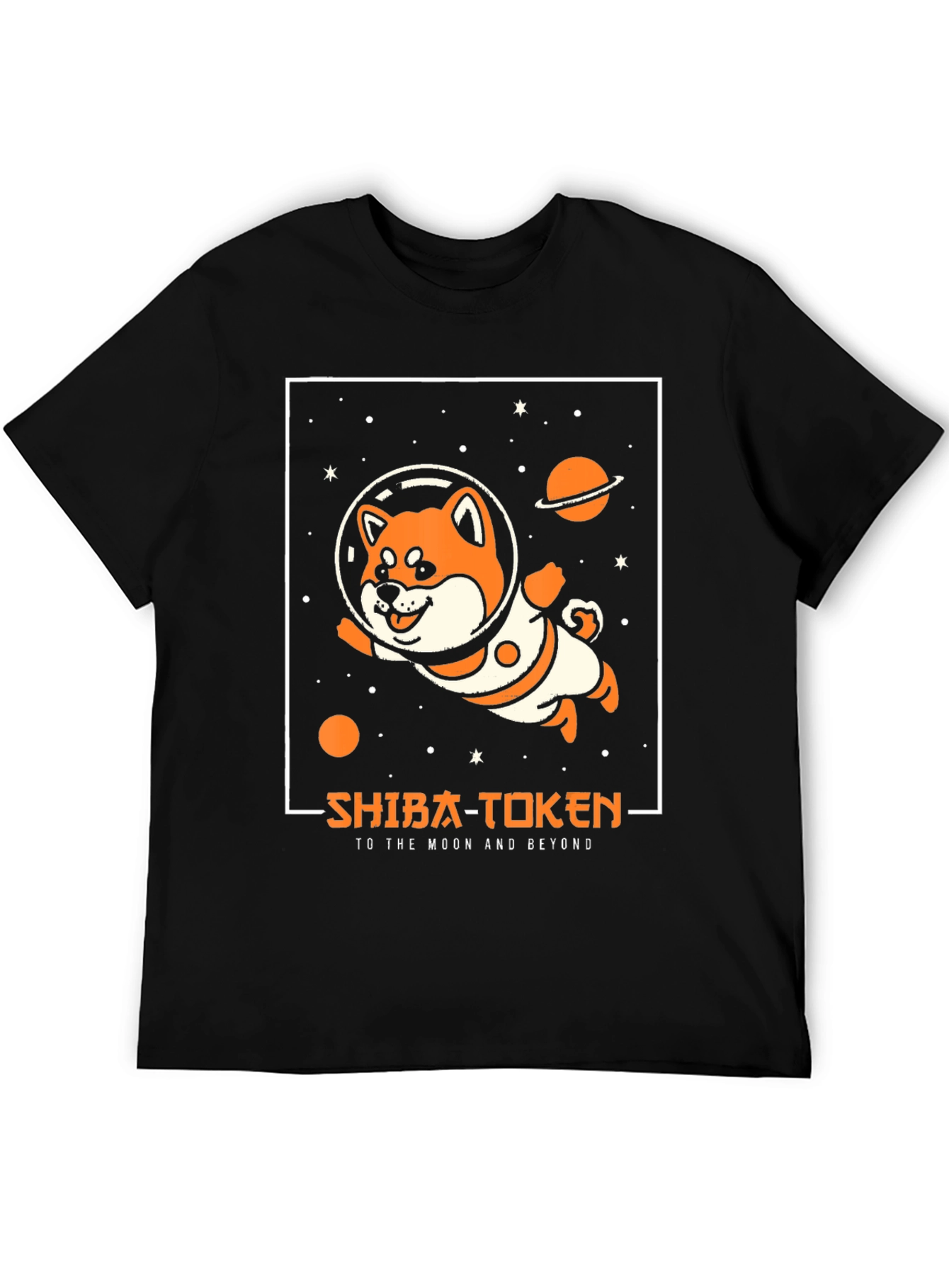 Shiba Token Space T-Shirt - To the Moon and Beyond!