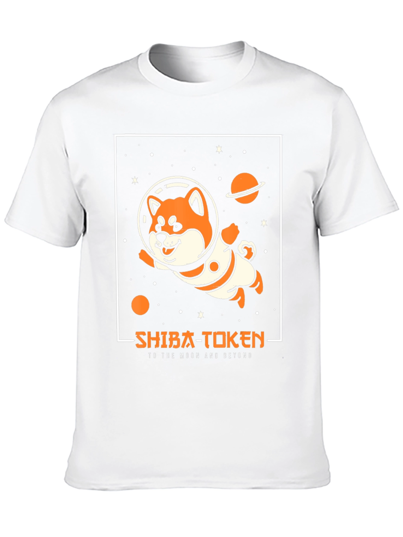 Shiba Token Space T-Shirt - To the Moon and Beyond!