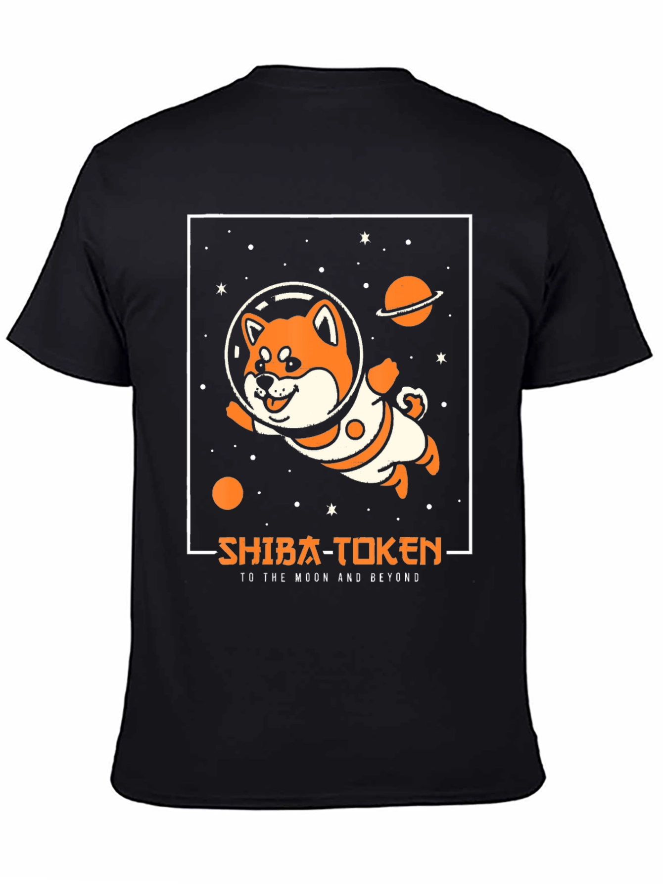 Shiba Token Space T-Shirt - To the Moon and Beyond!