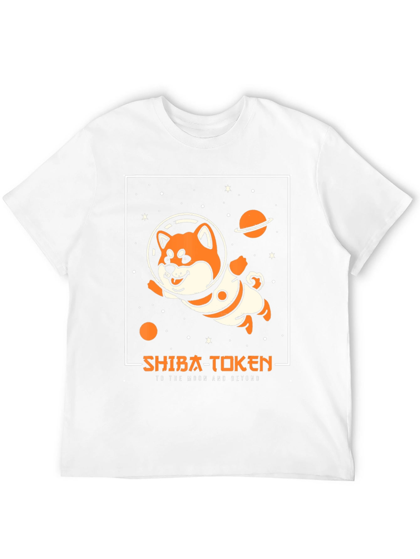 Shiba Token Space T-Shirt - To the Moon and Beyond!