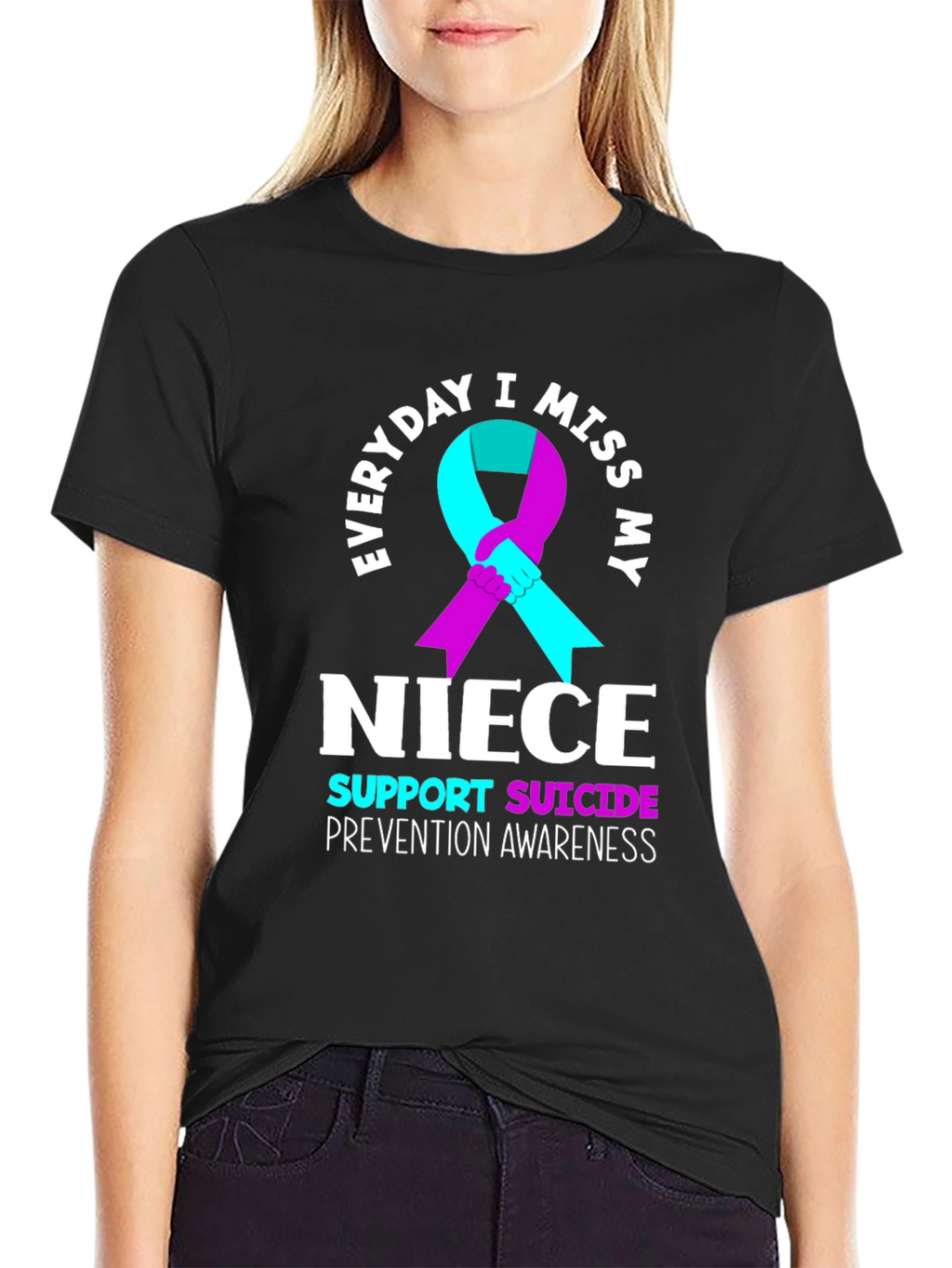 Everyday I Miss My Niece Suicide Prevention Awareness T-Shirt