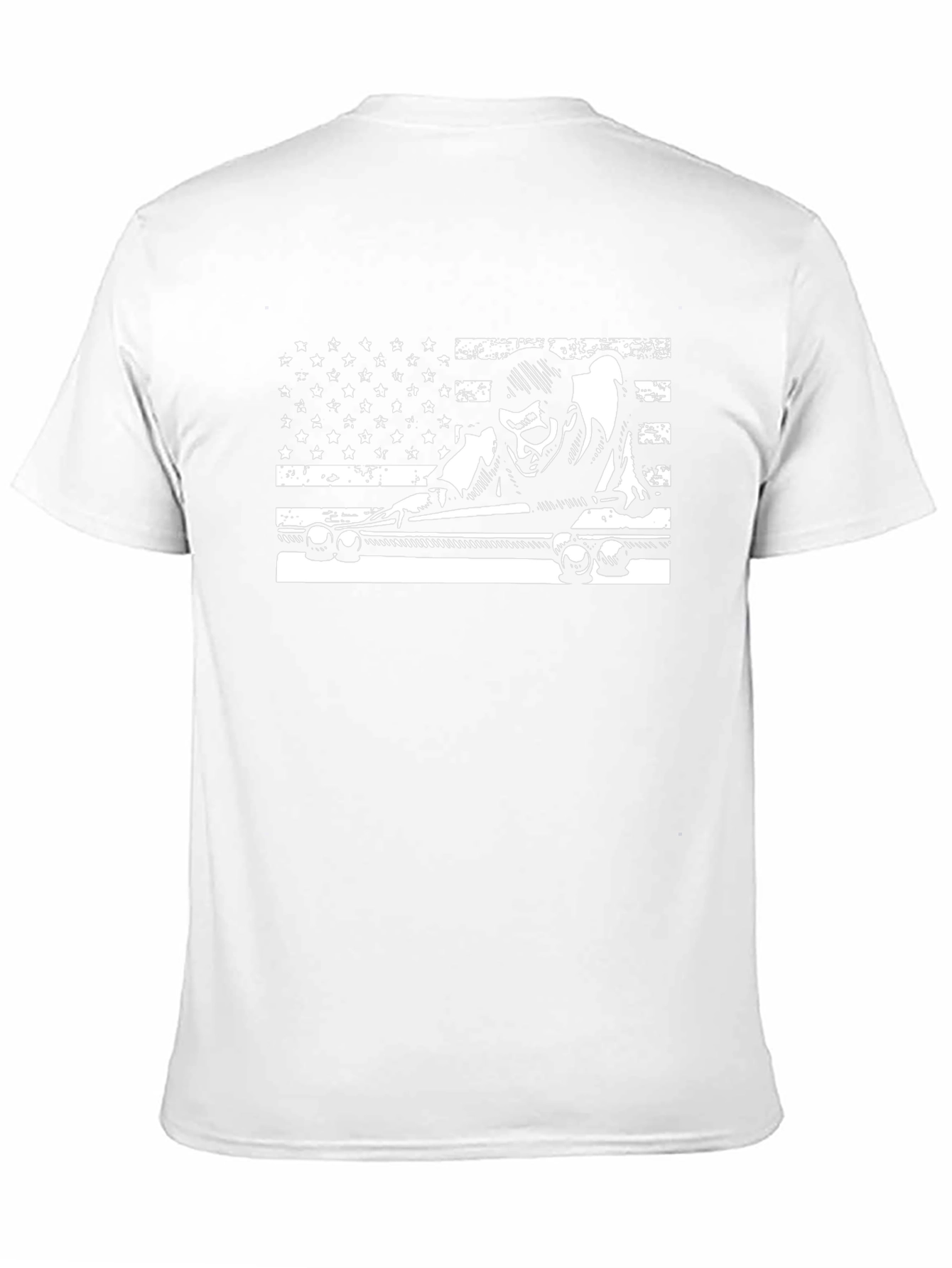 Billiards Flag Graphic Tee - Cool Black T-Shirt