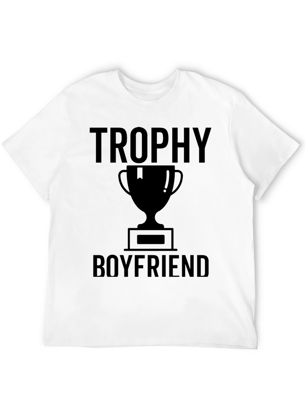 Trophy Boyfriend Graphic T-Shirt - Black