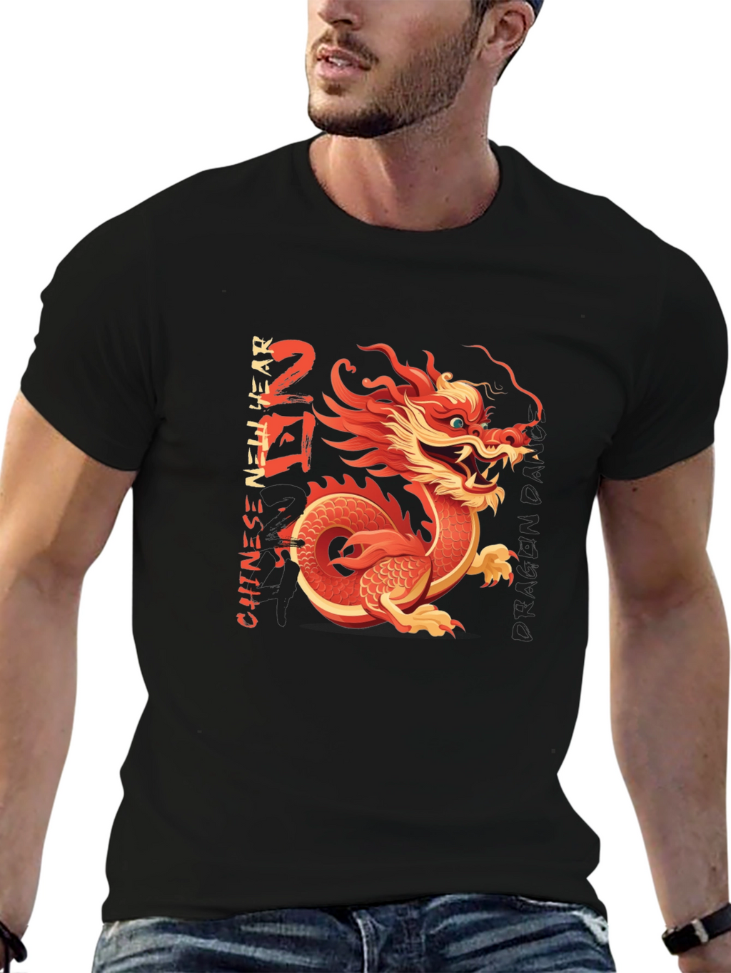 Chinese New Year Dragon Dance T-Shirt