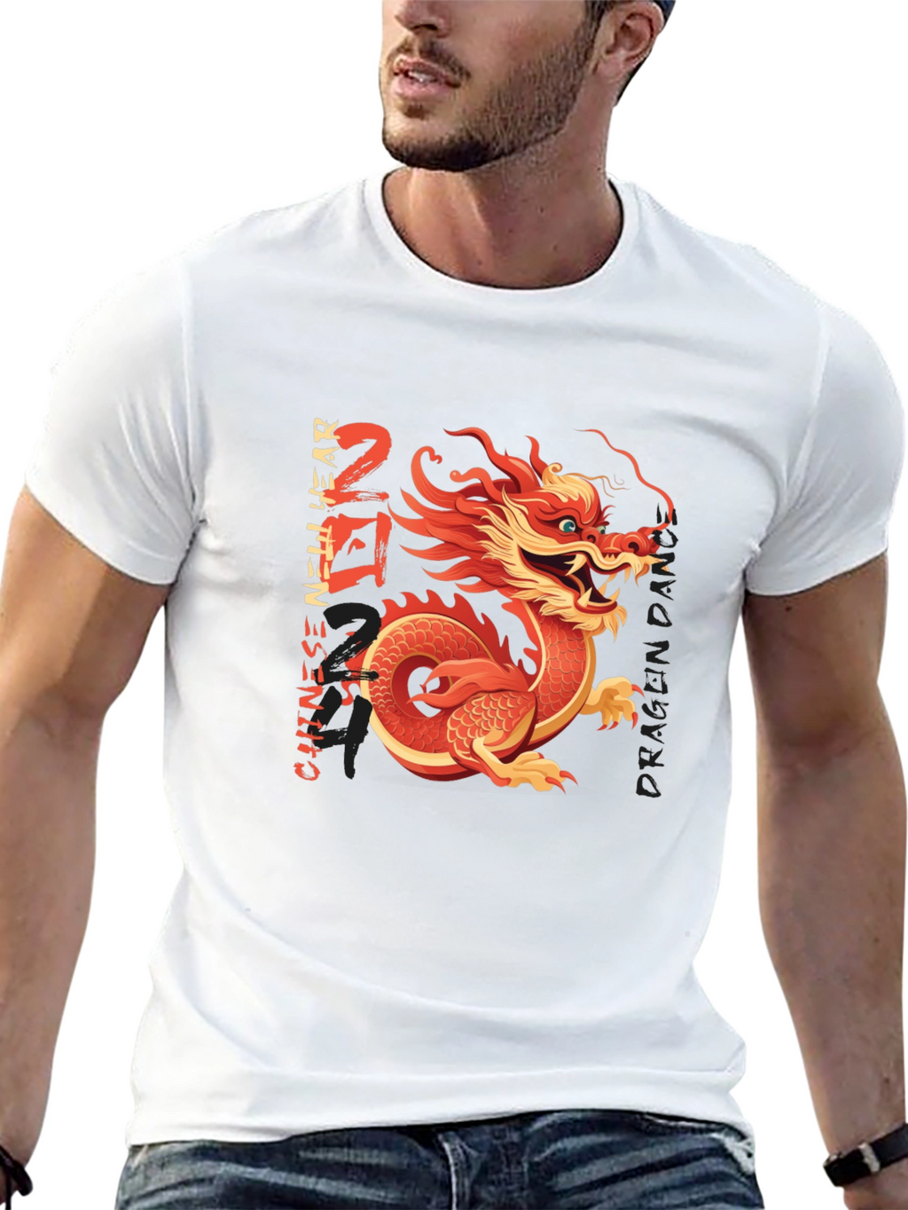 Chinese New Year Dragon Dance T-Shirt