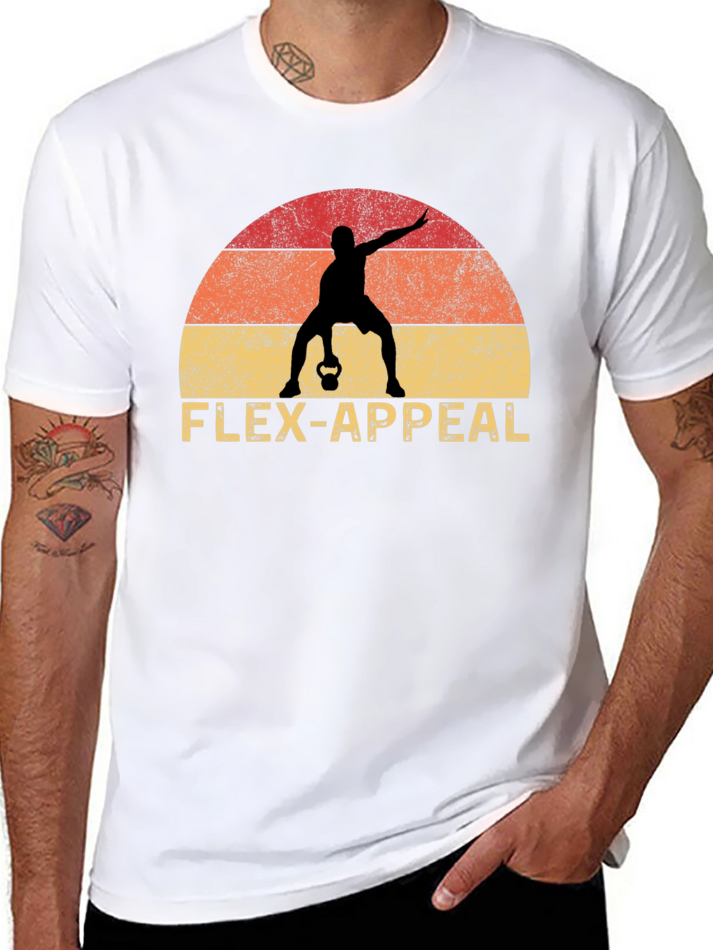 Flex Appeal Retro Workout T-Shirt