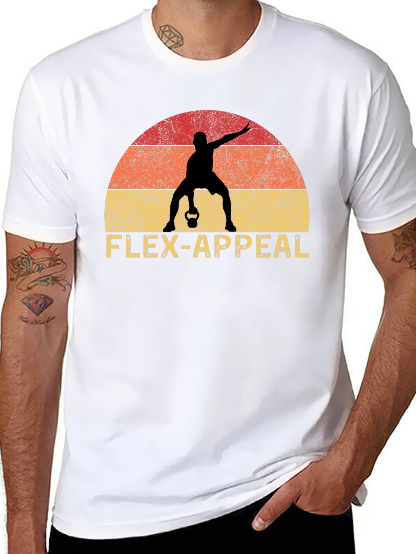 Flex Appeal Retro Workout T-Shirt