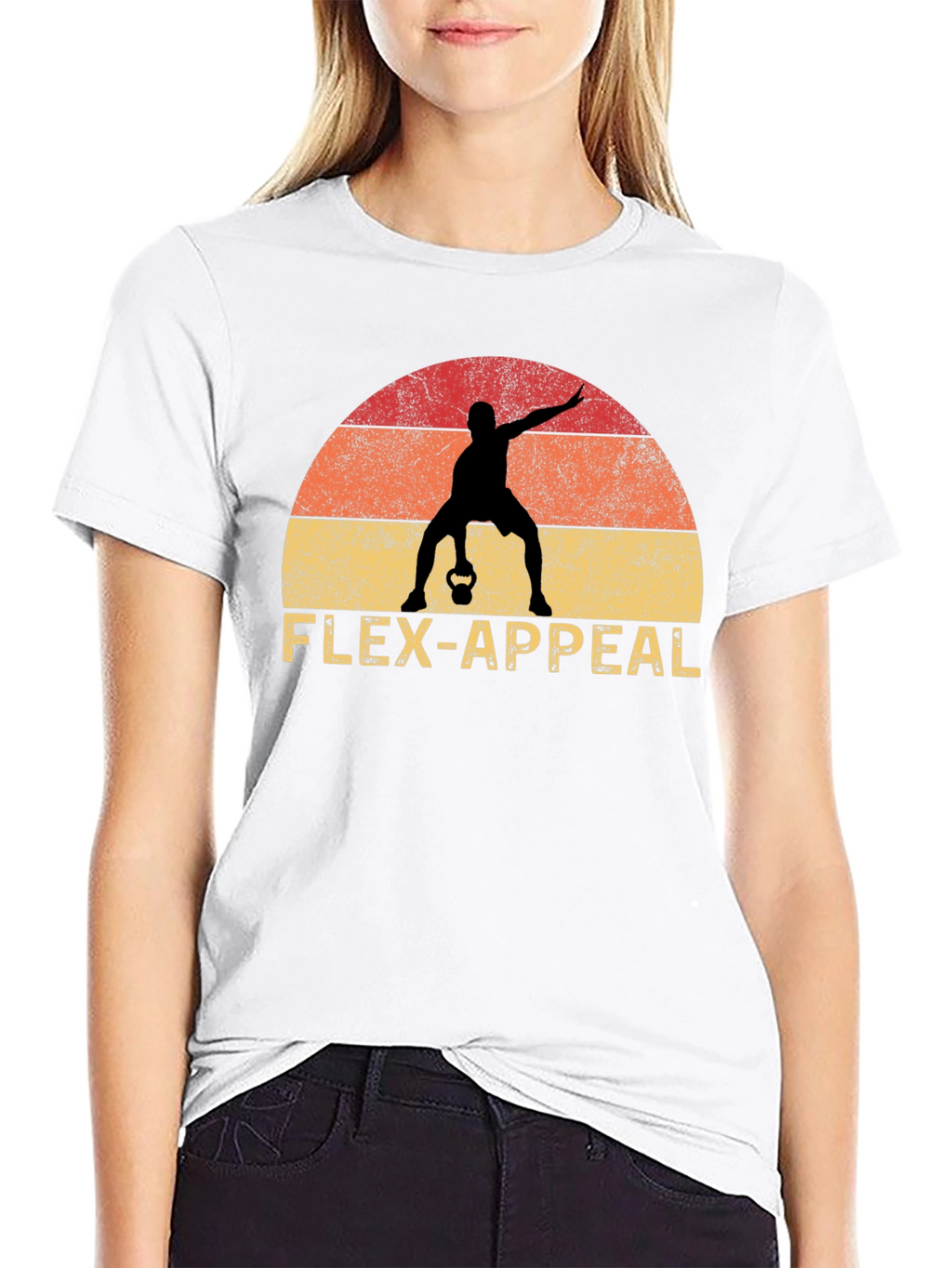 Flex Appeal Retro Workout T-Shirt