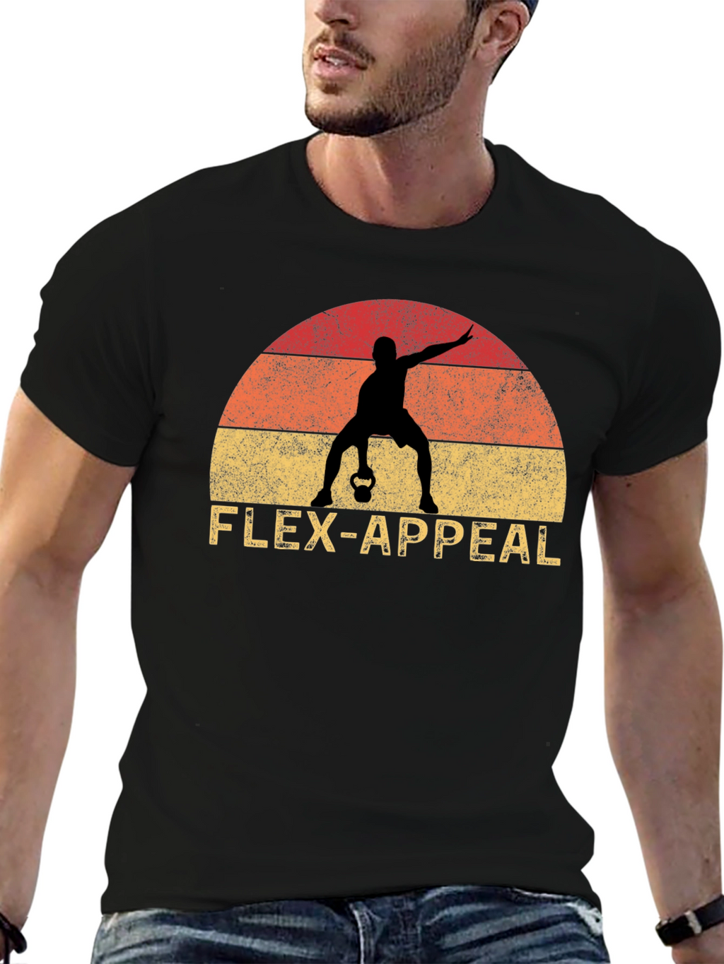 Flex Appeal Retro Workout T-Shirt