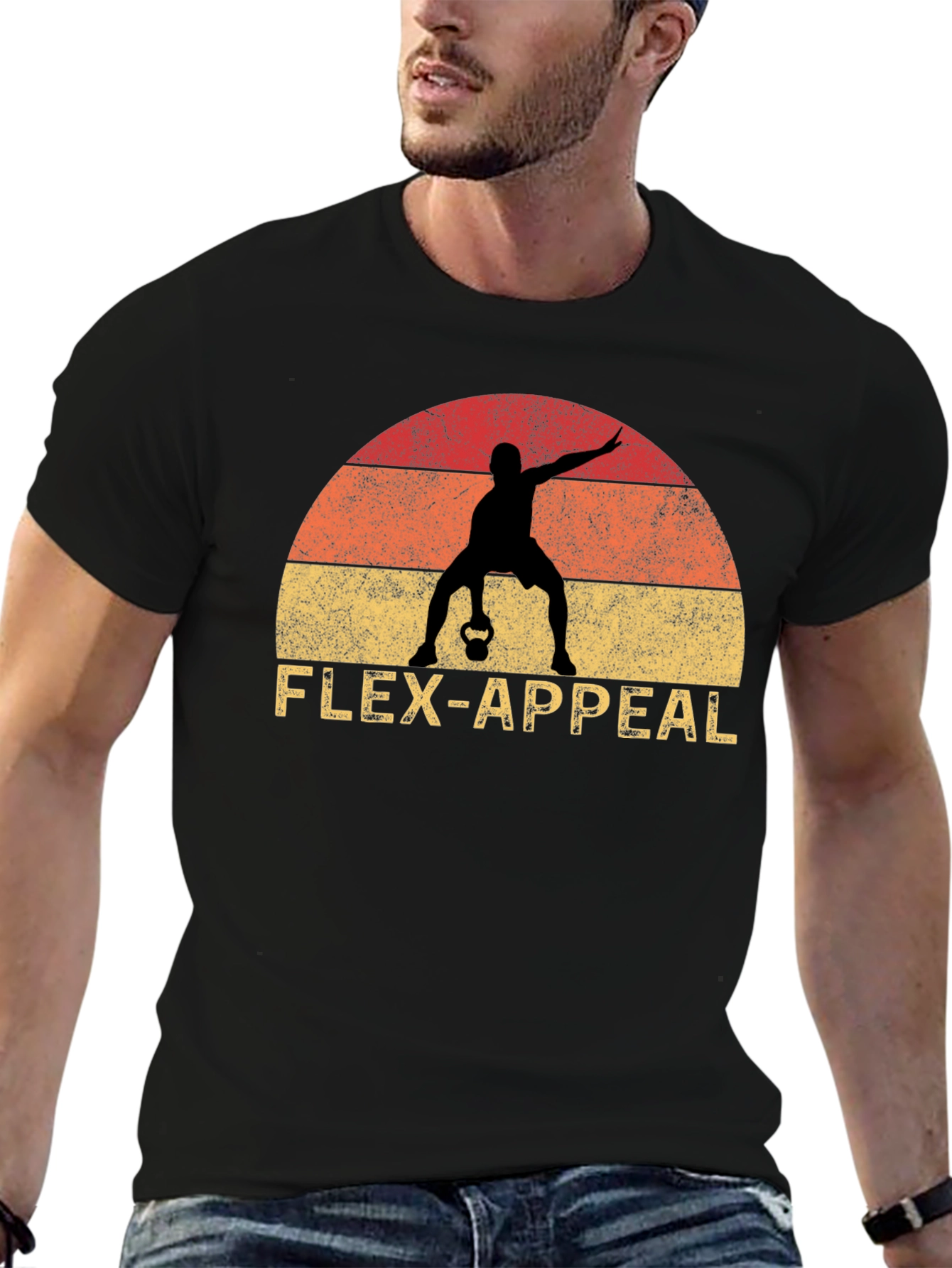 Flex Appeal Retro Workout T-Shirt