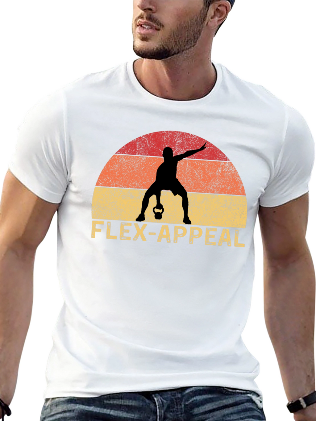 Flex Appeal Retro Workout T-Shirt