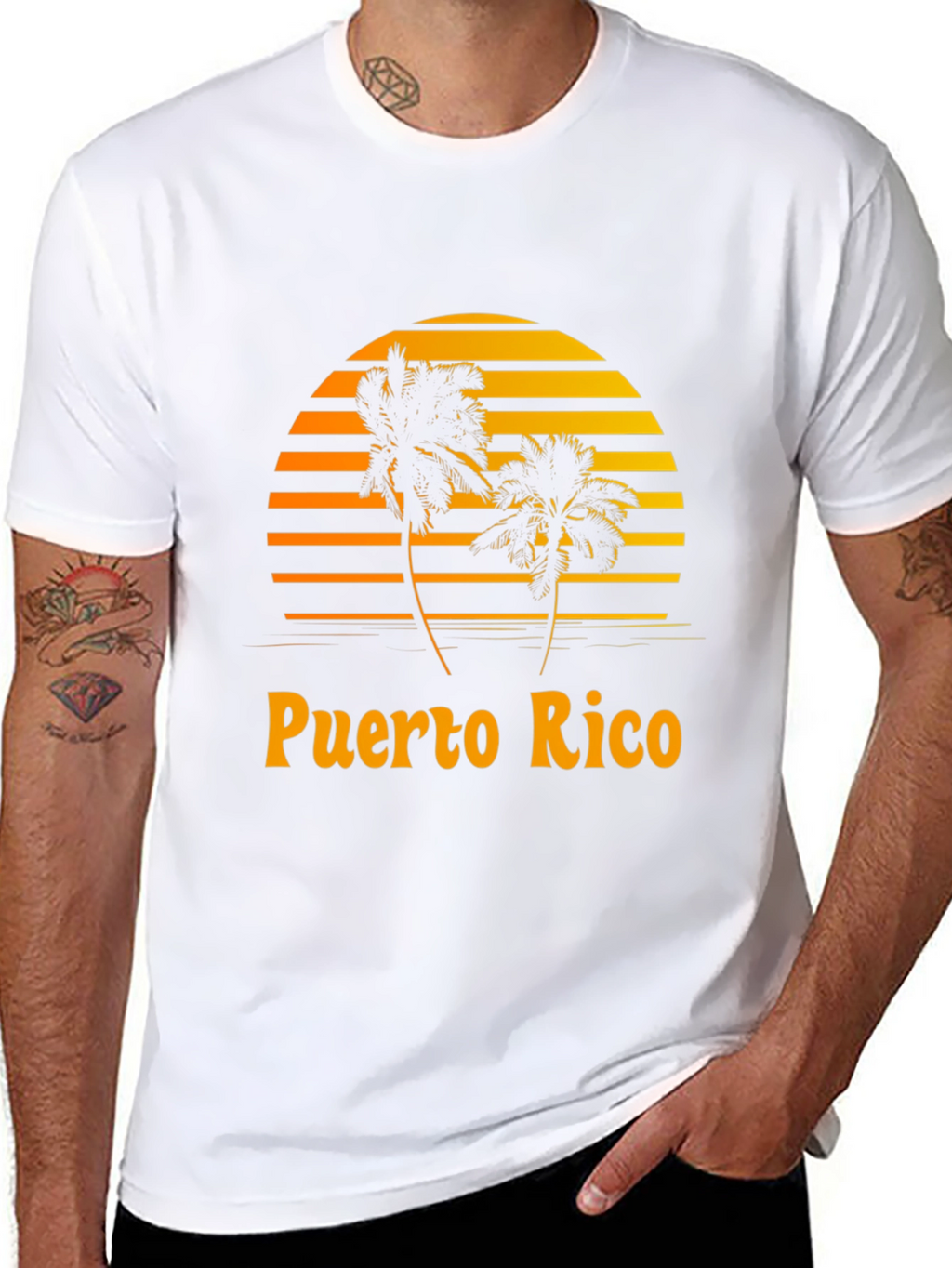 Puerto Rico Sunset Graphic T-Shirt