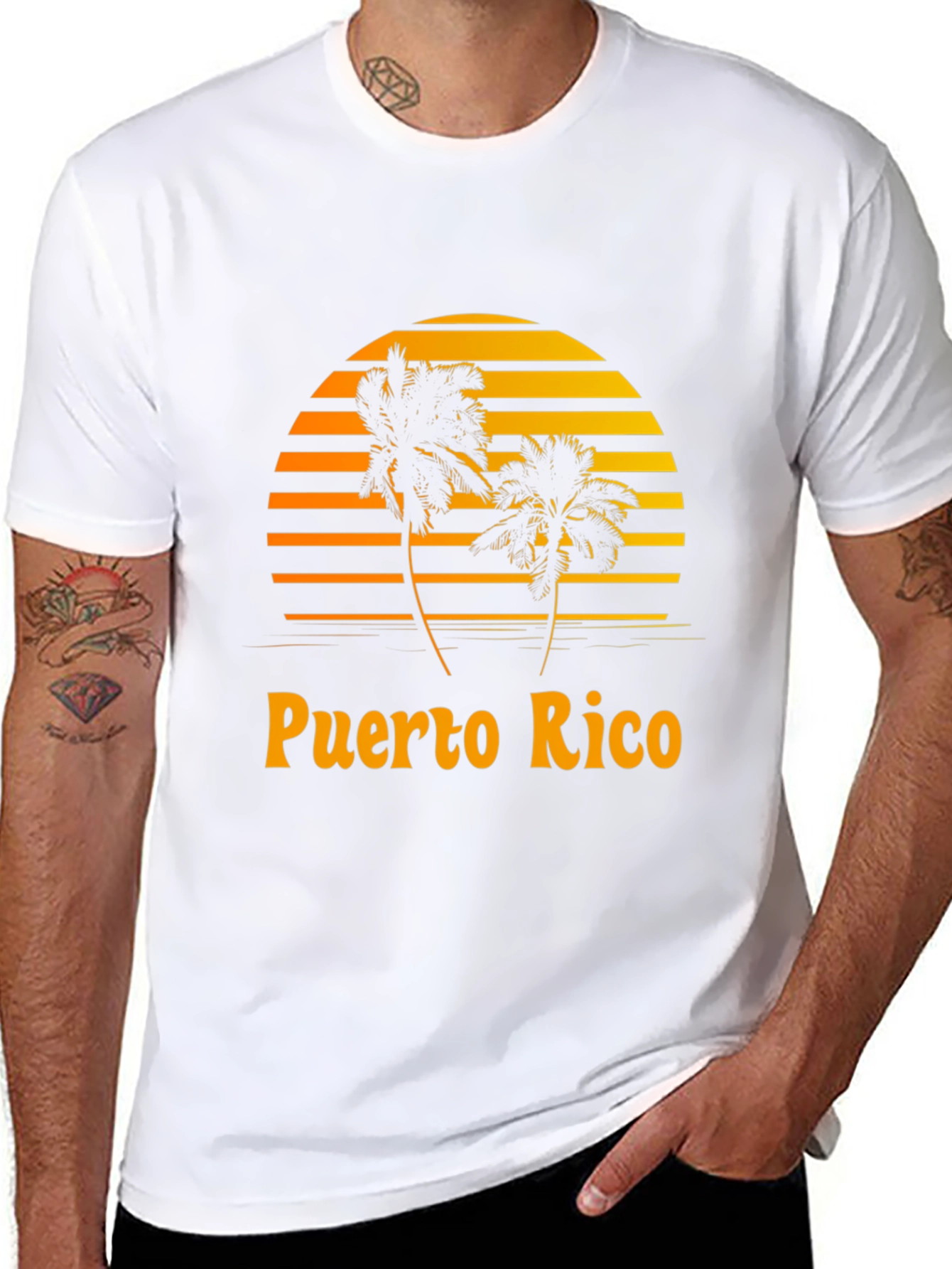 Puerto Rico Sunset Graphic T-Shirt