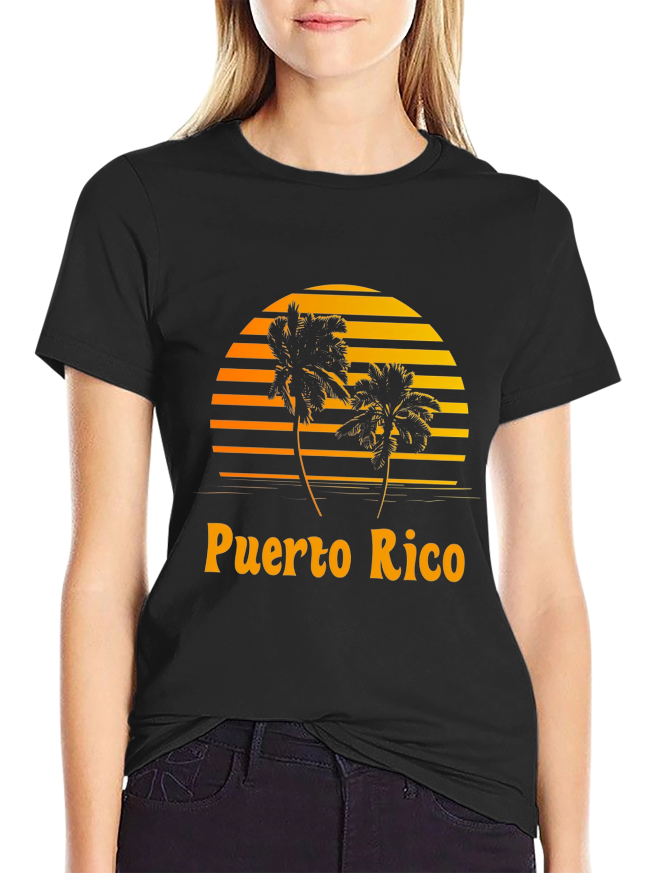 Puerto Rico Sunset Graphic T-Shirt