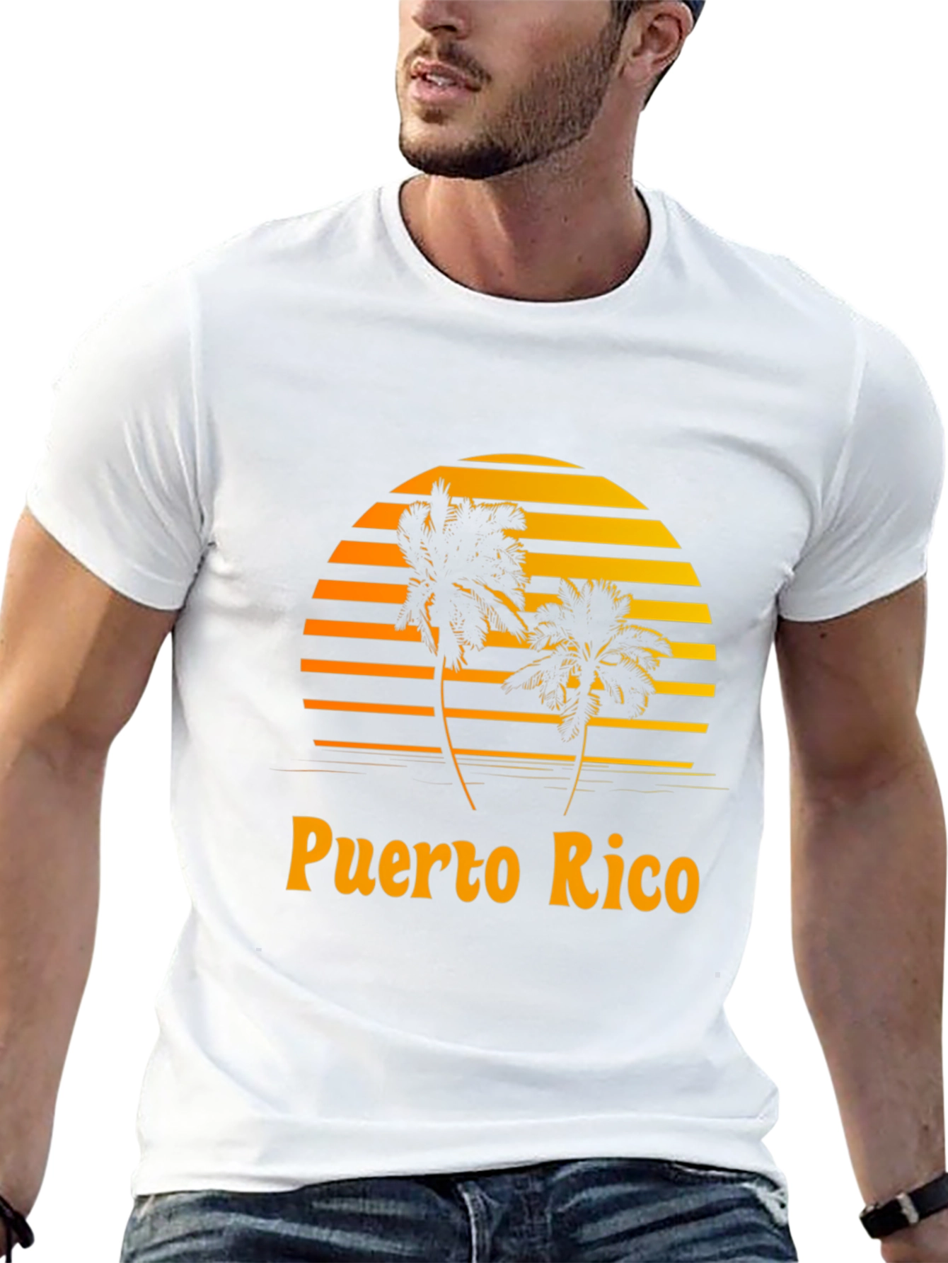 Puerto Rico Sunset Graphic T-Shirt
