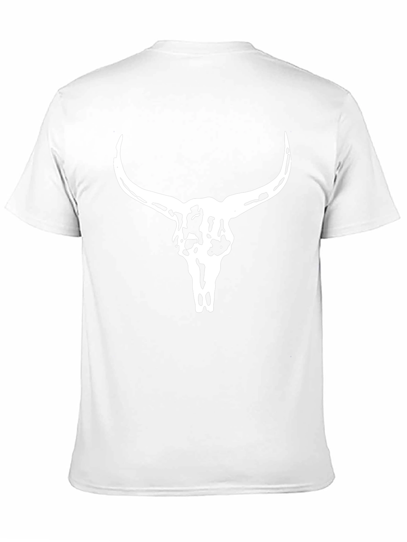 Skull Graphic Tee - Black Cotton T-Shirt