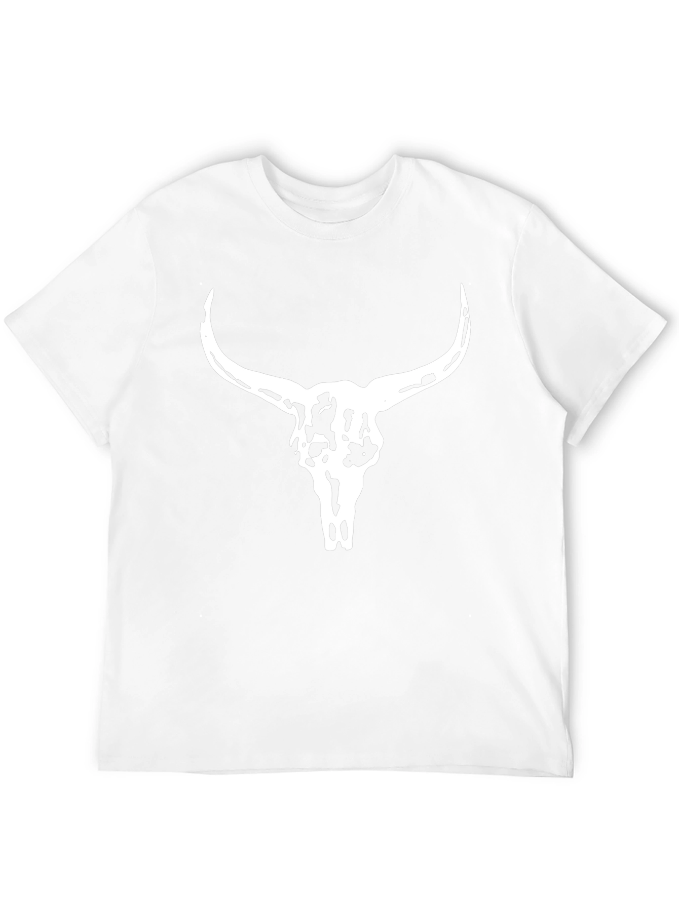 Skull Graphic Tee - Black Cotton T-Shirt
