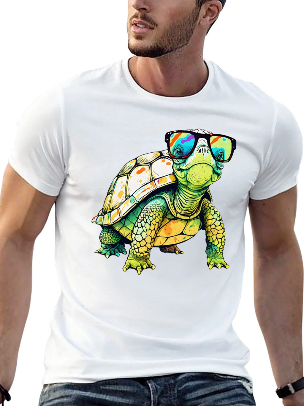 Cool Turtle Graphic Tee