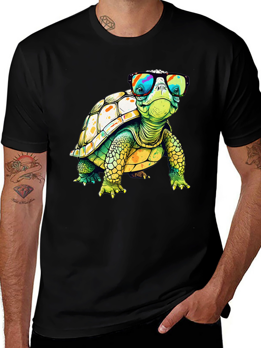 Cool Turtle Graphic Tee