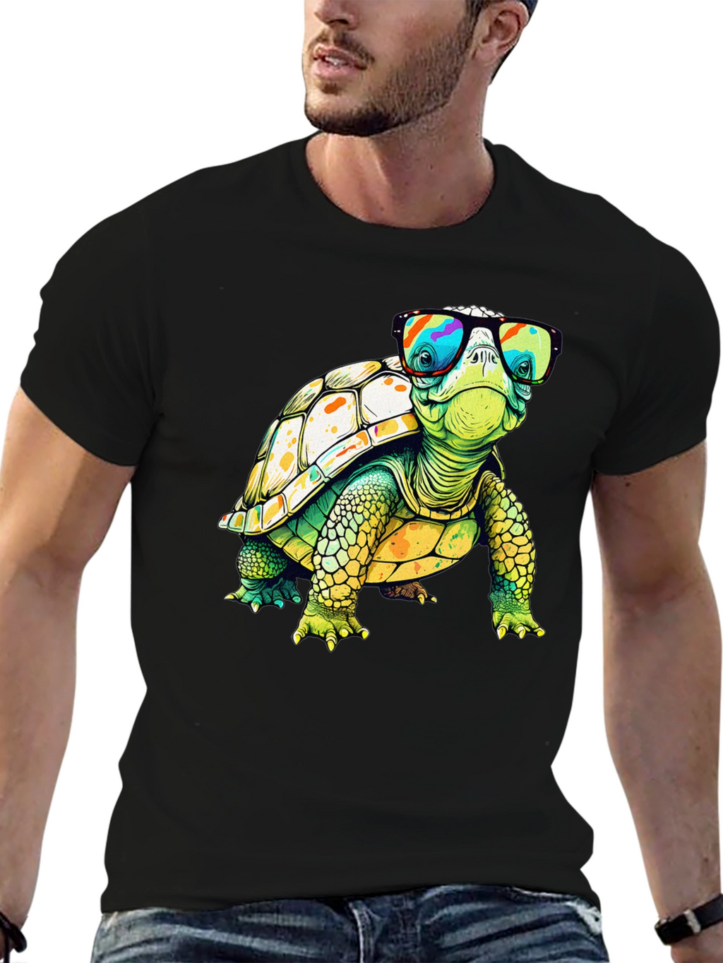 Cool Turtle Graphic Tee