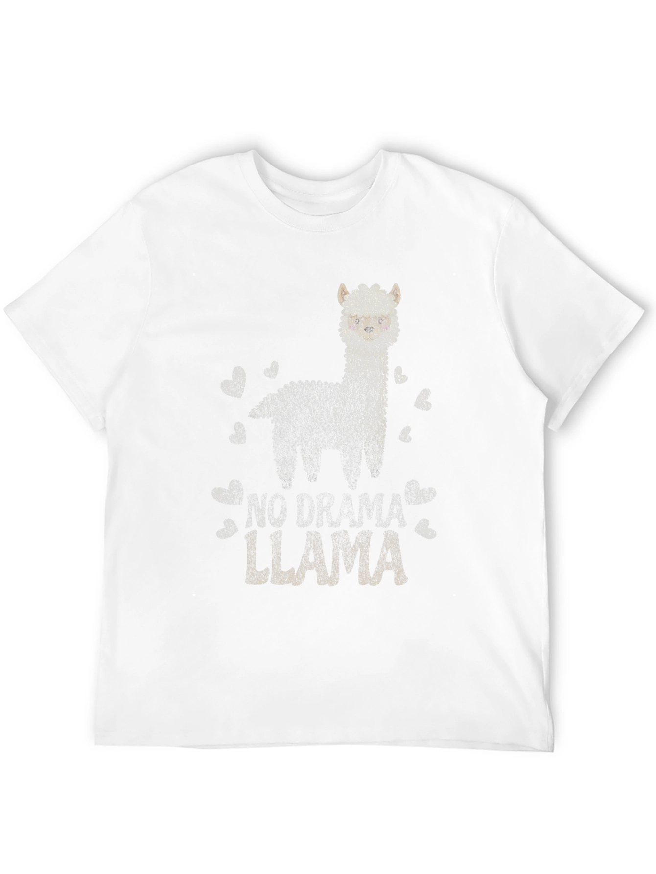 No Drama Llama T-Shirt - Cute Animal Graphic Tee