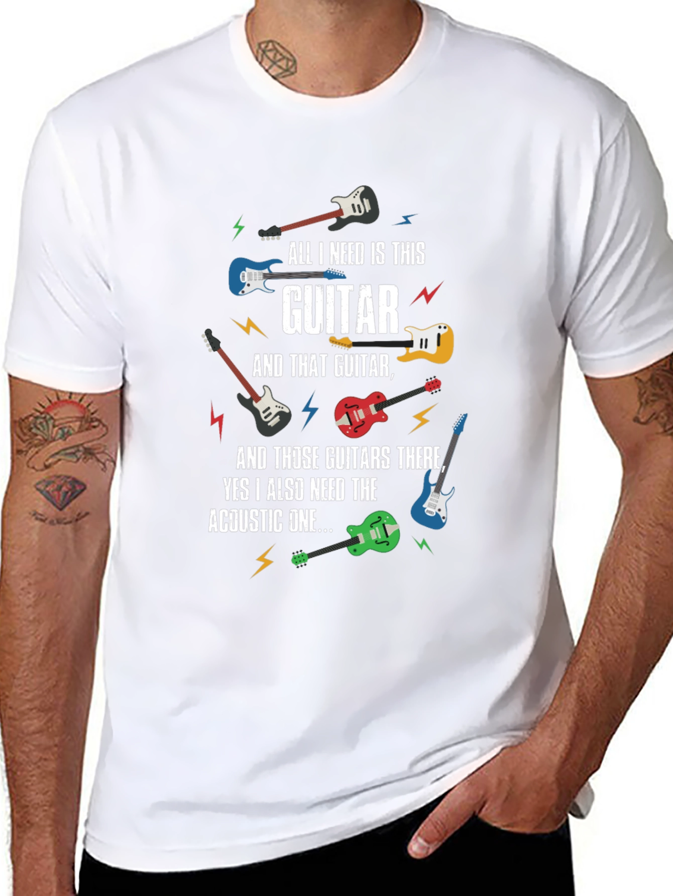 Guitar Lover T-Shirt - All I Need Is This Guitar