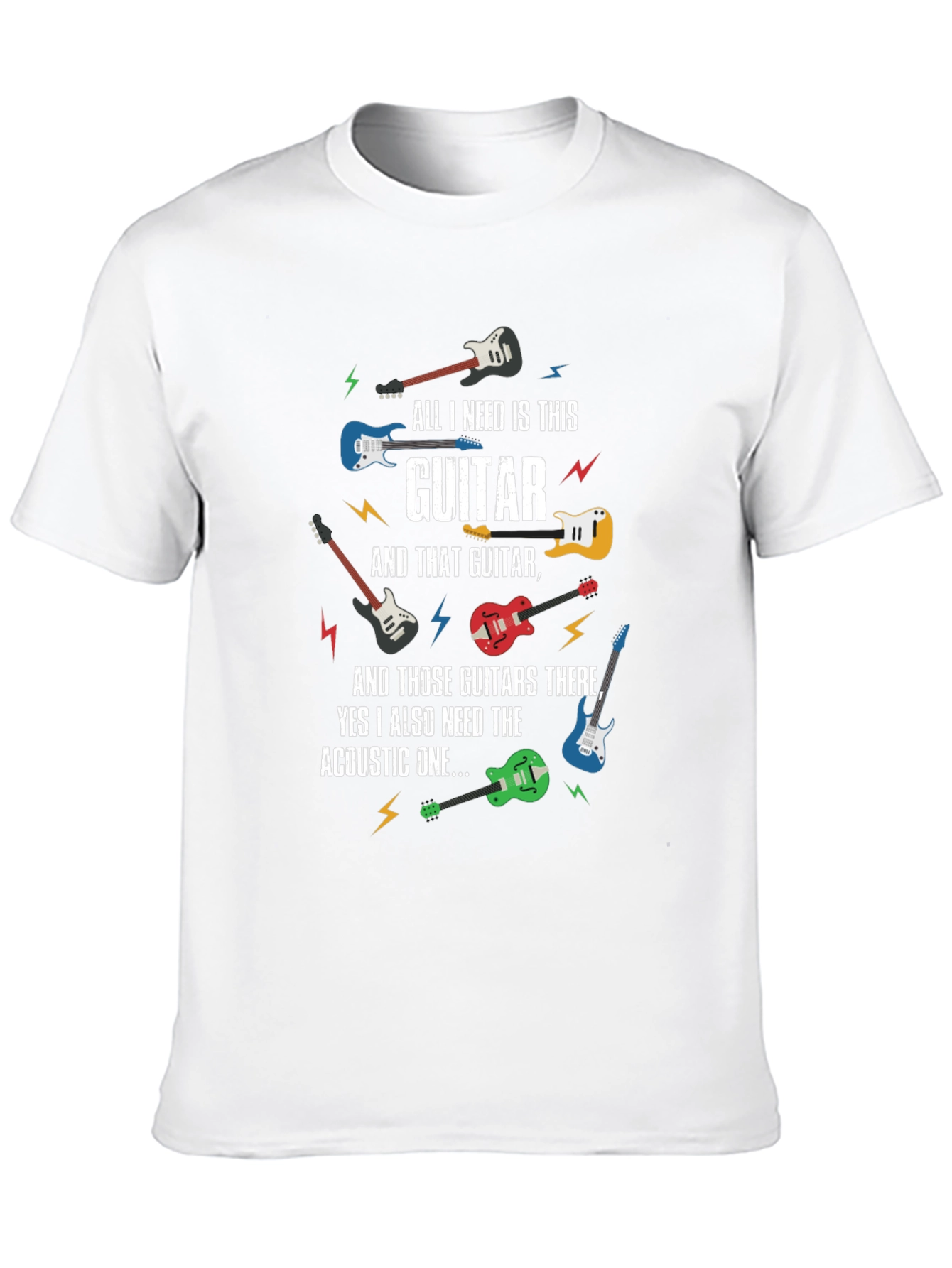 Guitar Lover T-Shirt - All I Need Is This Guitar