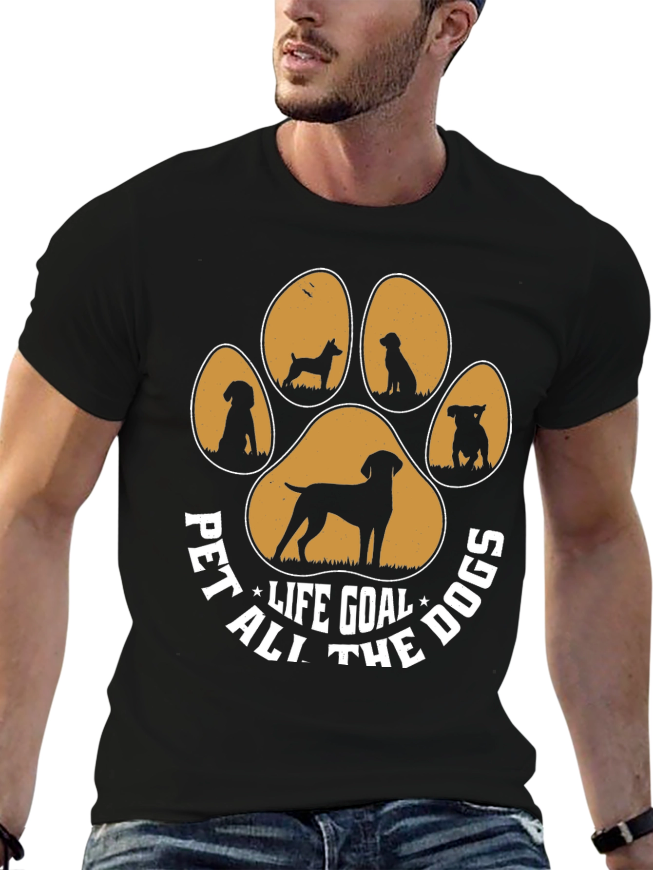 Pet All The Dogs Graphic Tee