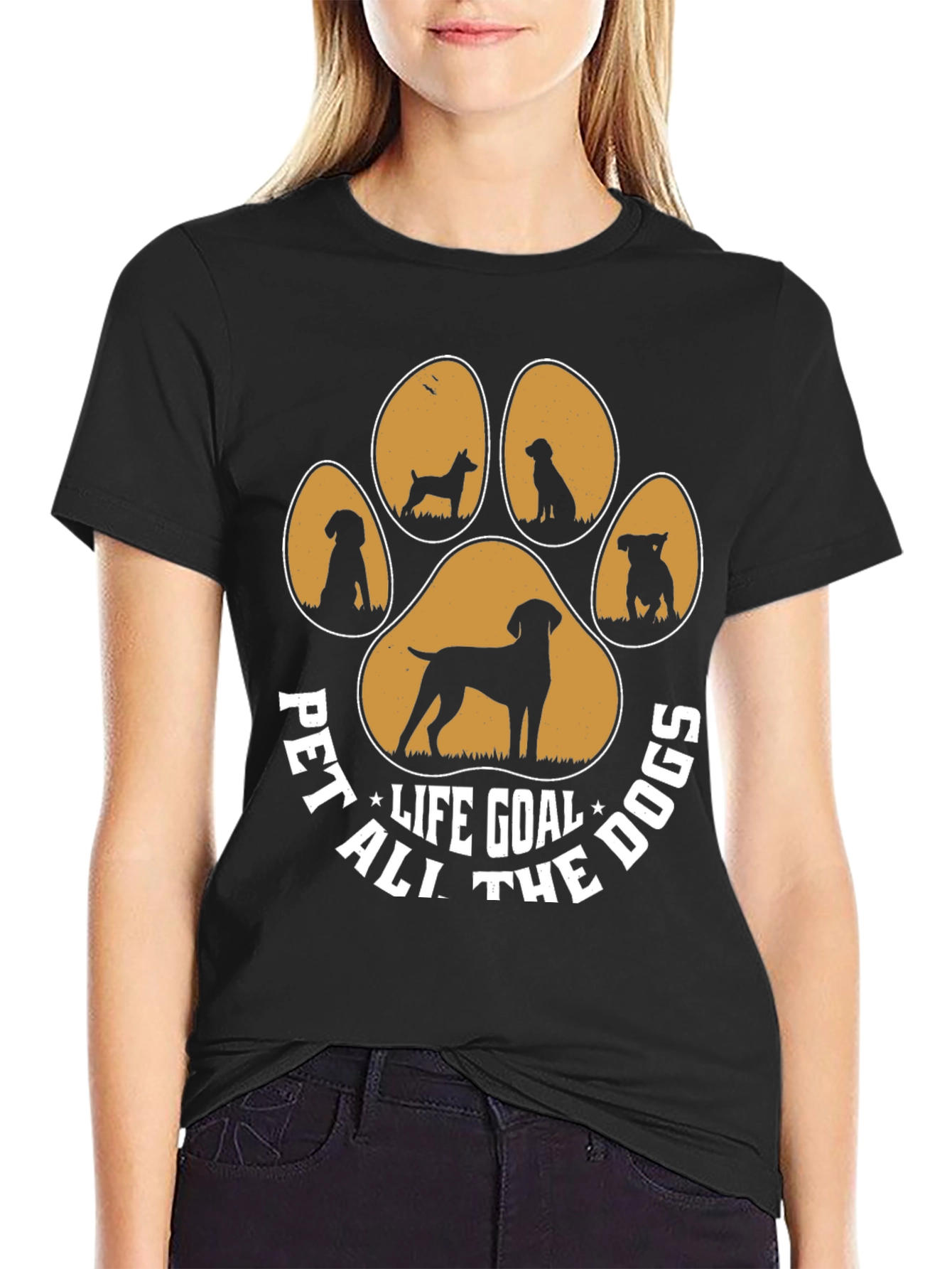Pet All The Dogs Graphic Tee