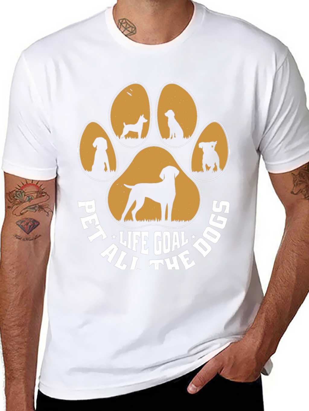 Pet All The Dogs Graphic Tee