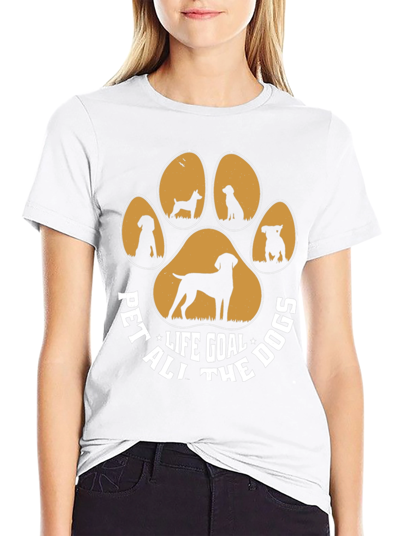 Pet All The Dogs Graphic Tee