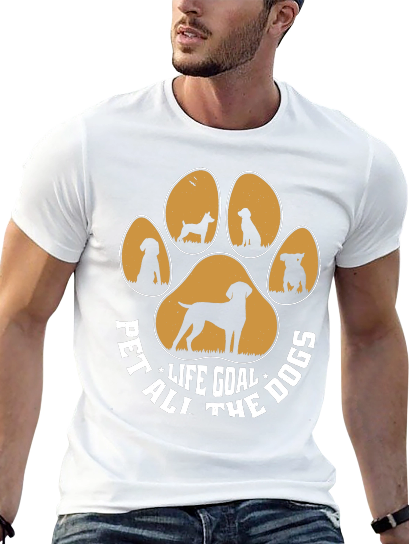 Pet All The Dogs Graphic Tee