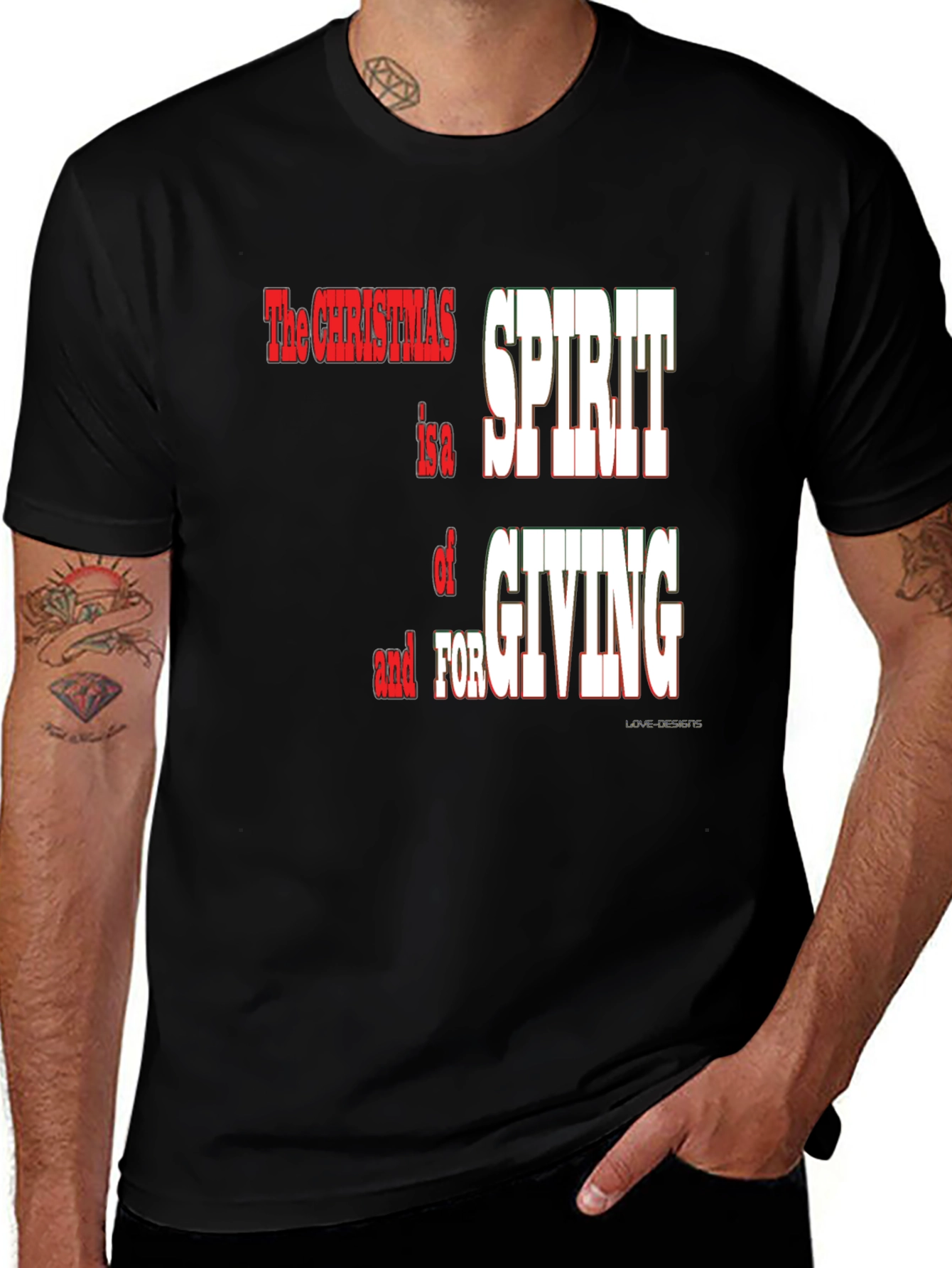 Christmas Spirit T-Shirt Giving and Forgiving