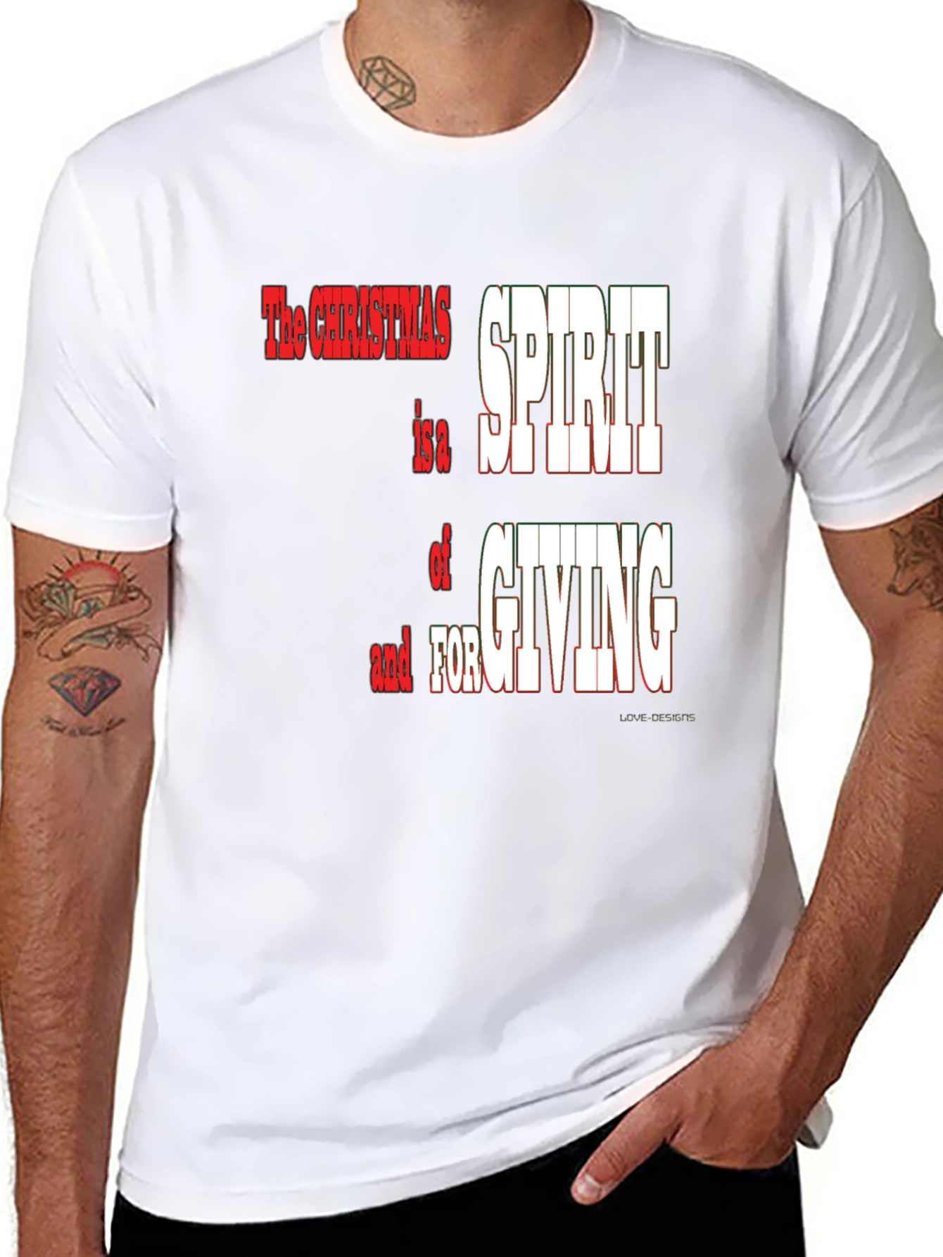 Christmas Spirit T-Shirt Giving and Forgiving
