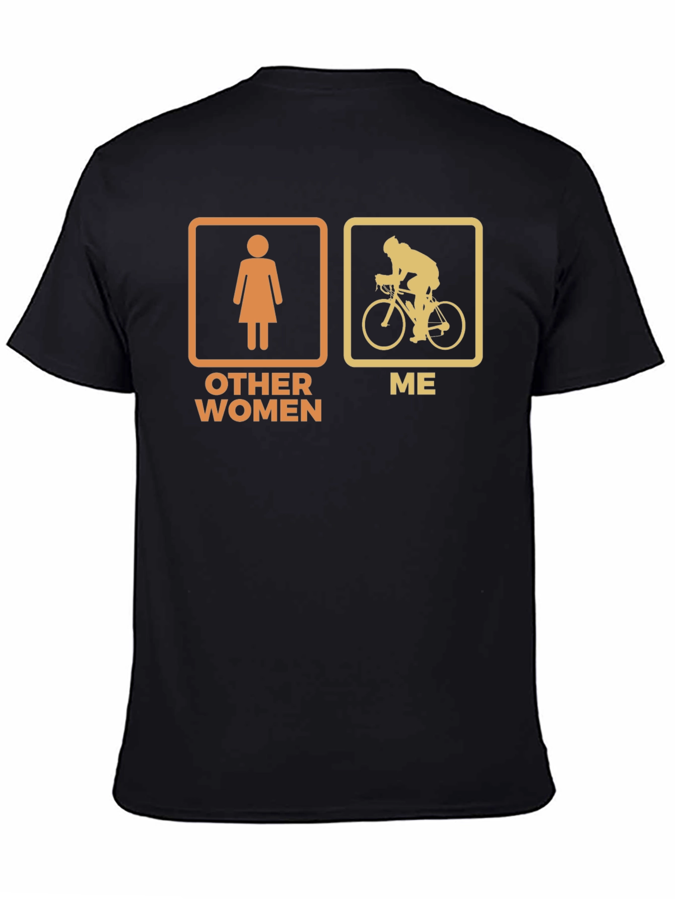 Humorous Cyclist T-Shirt - Other Women vs. Me