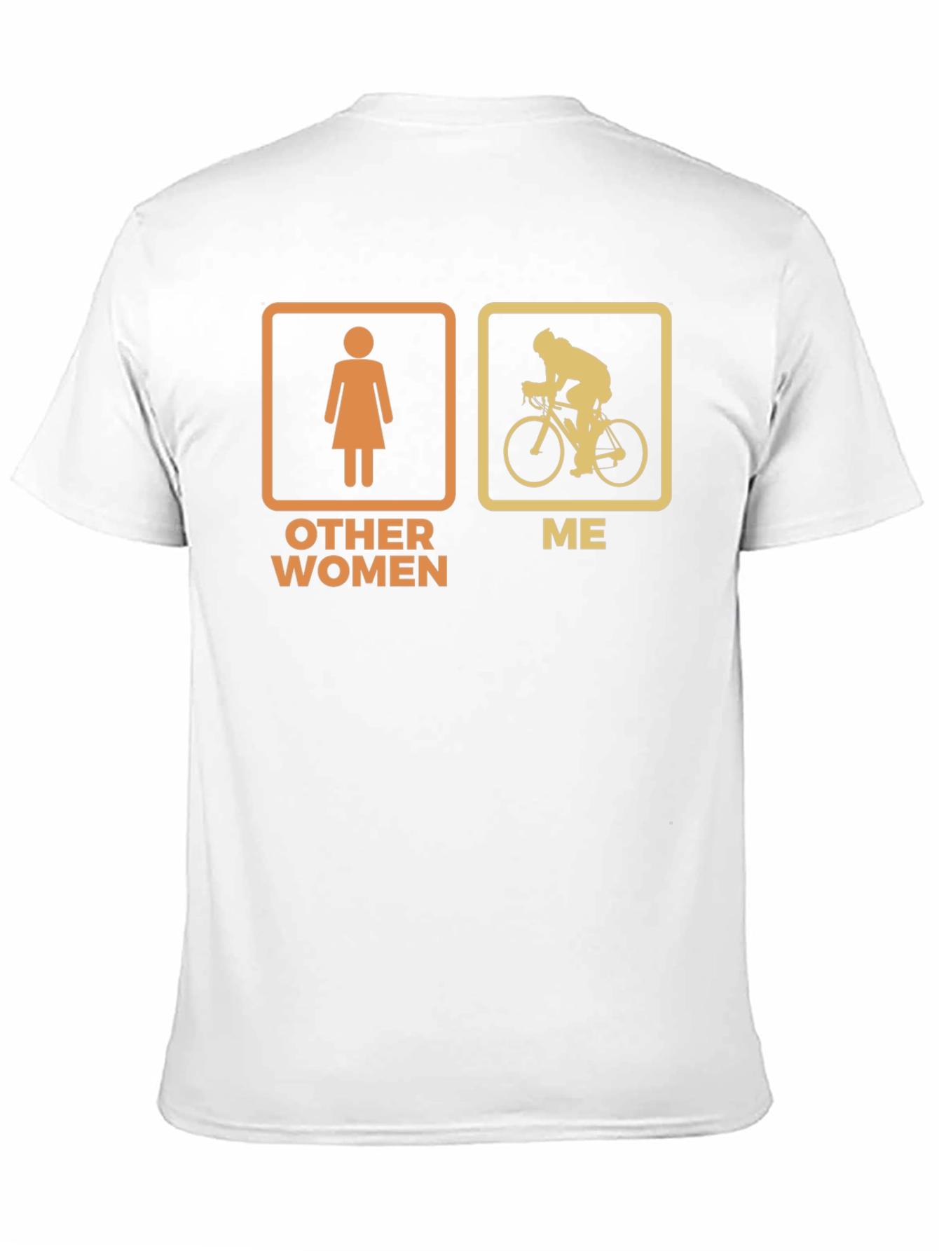 Humorous Cyclist T-Shirt - Other Women vs. Me