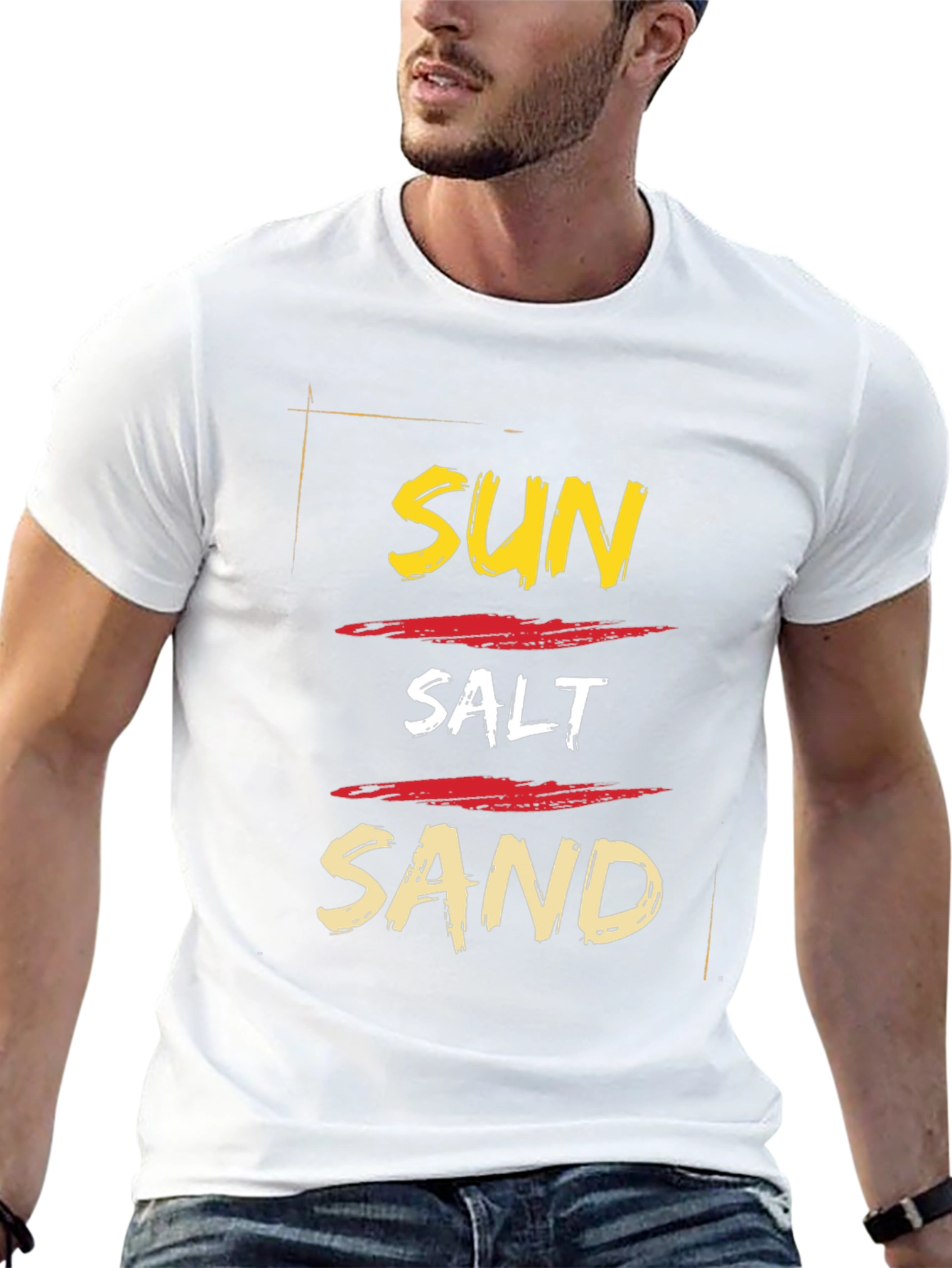 Sun Salt Sand Graphic Tee - Summer Vacation Ready