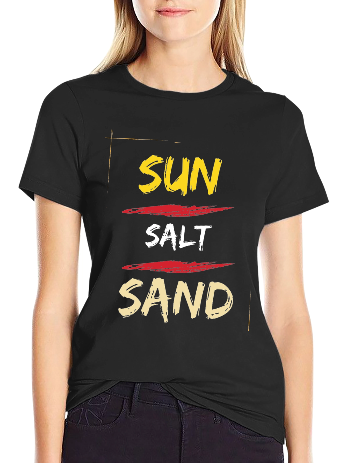 Sun Salt Sand Graphic Tee - Summer Vacation Ready