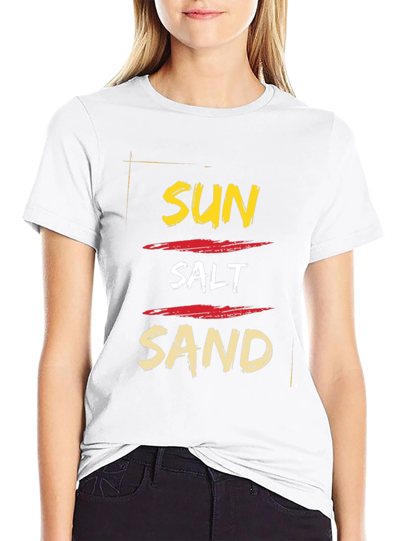 Sun Salt Sand Graphic Tee - Summer Vacation Ready