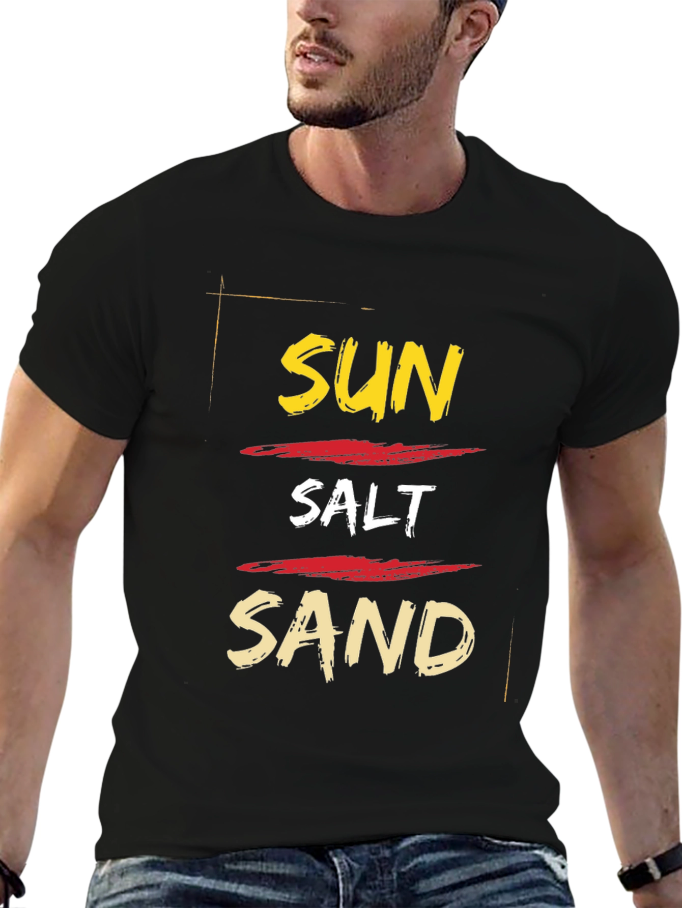 Sun Salt Sand Graphic Tee - Summer Vacation Ready