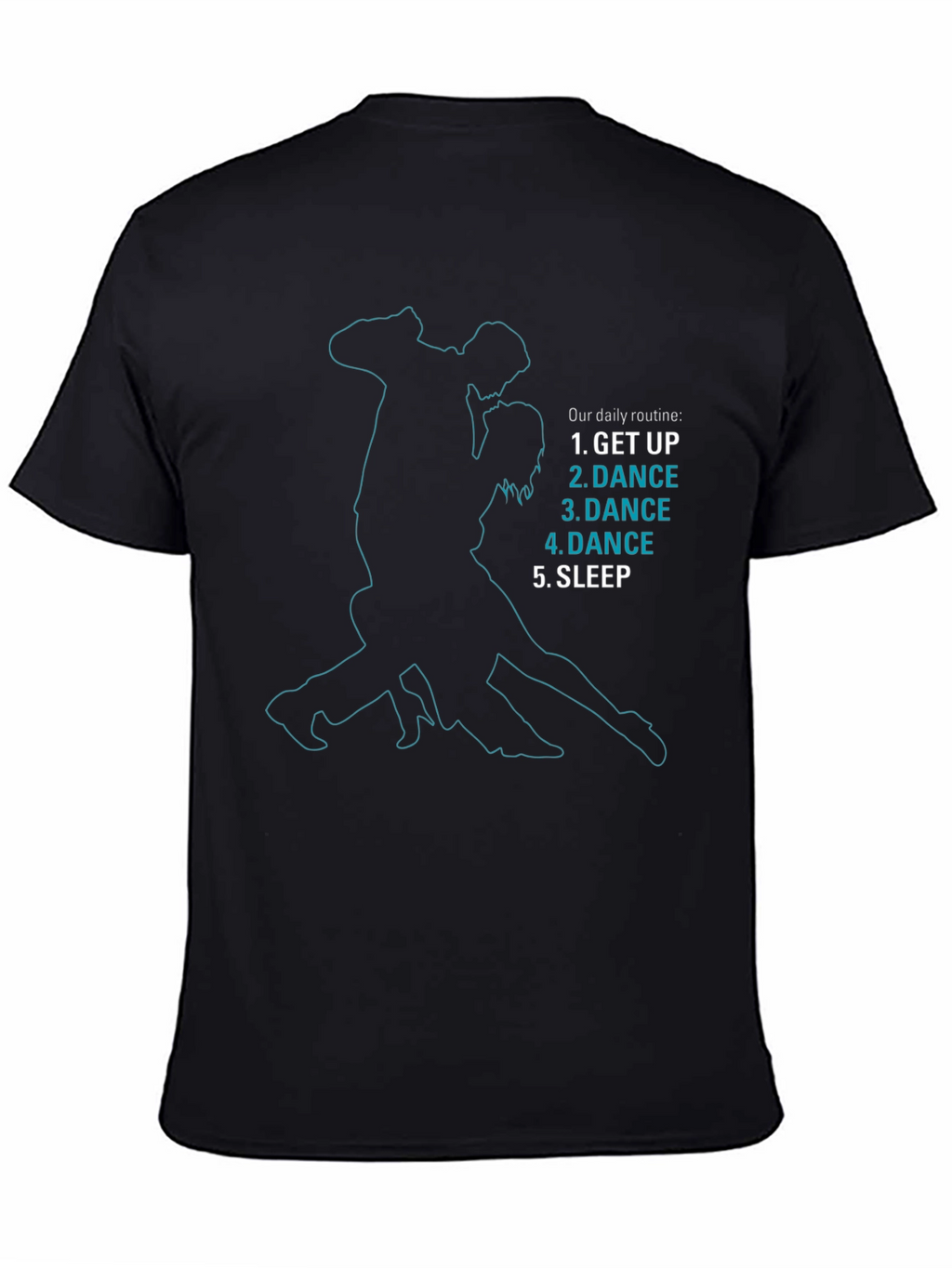 Dance Daily Routine T-Shirt - Black