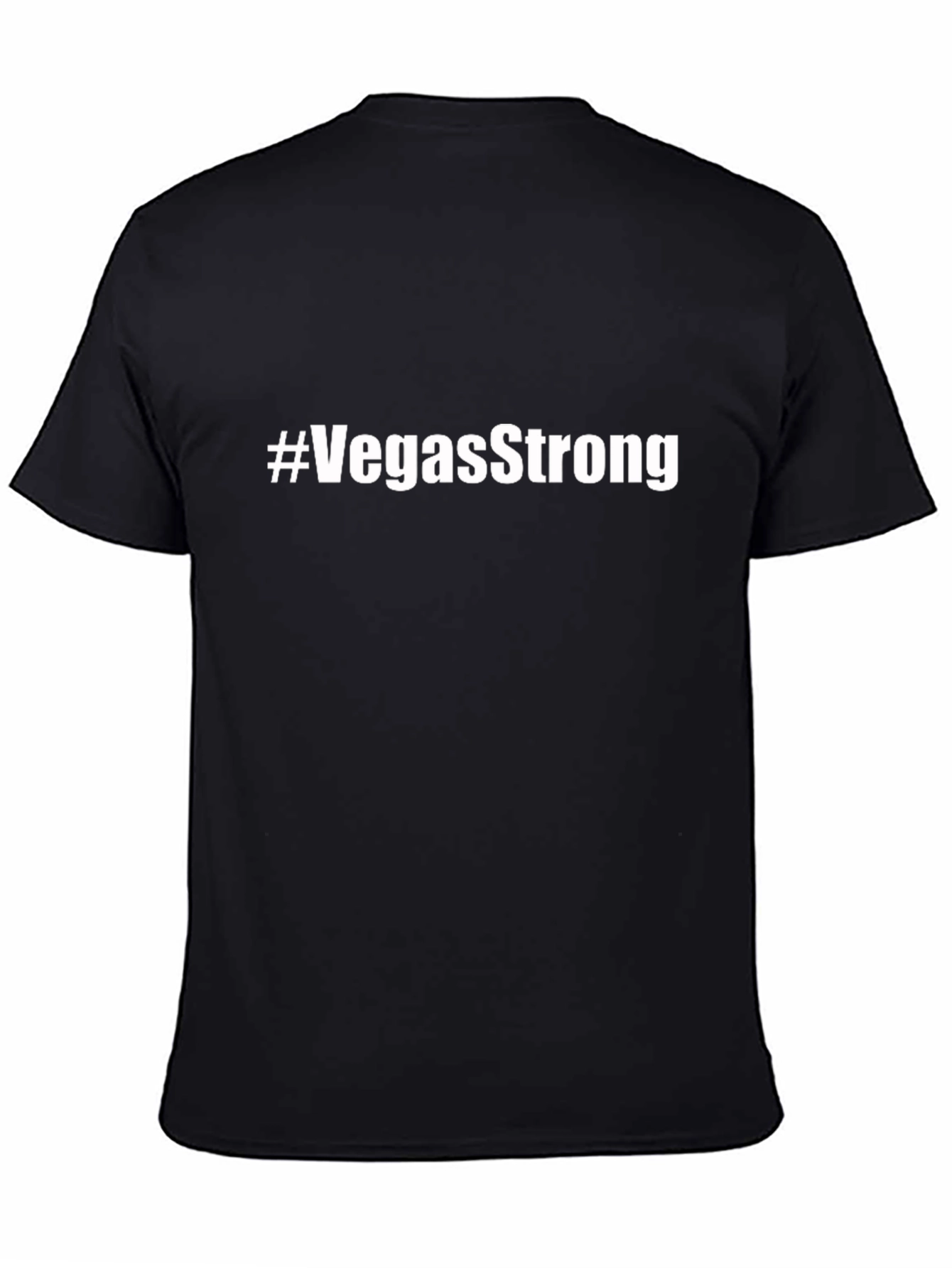 #VegasStrong Black T-Shirt - Show Your Support