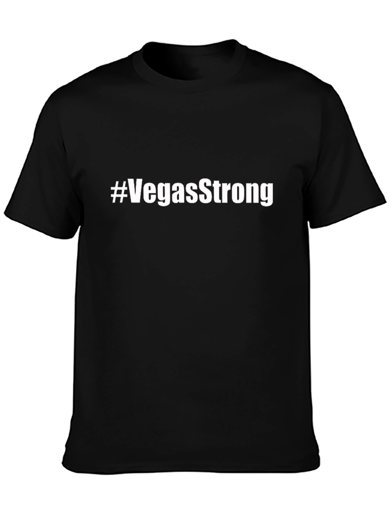 #VegasStrong Black T-Shirt - Show Your Support
