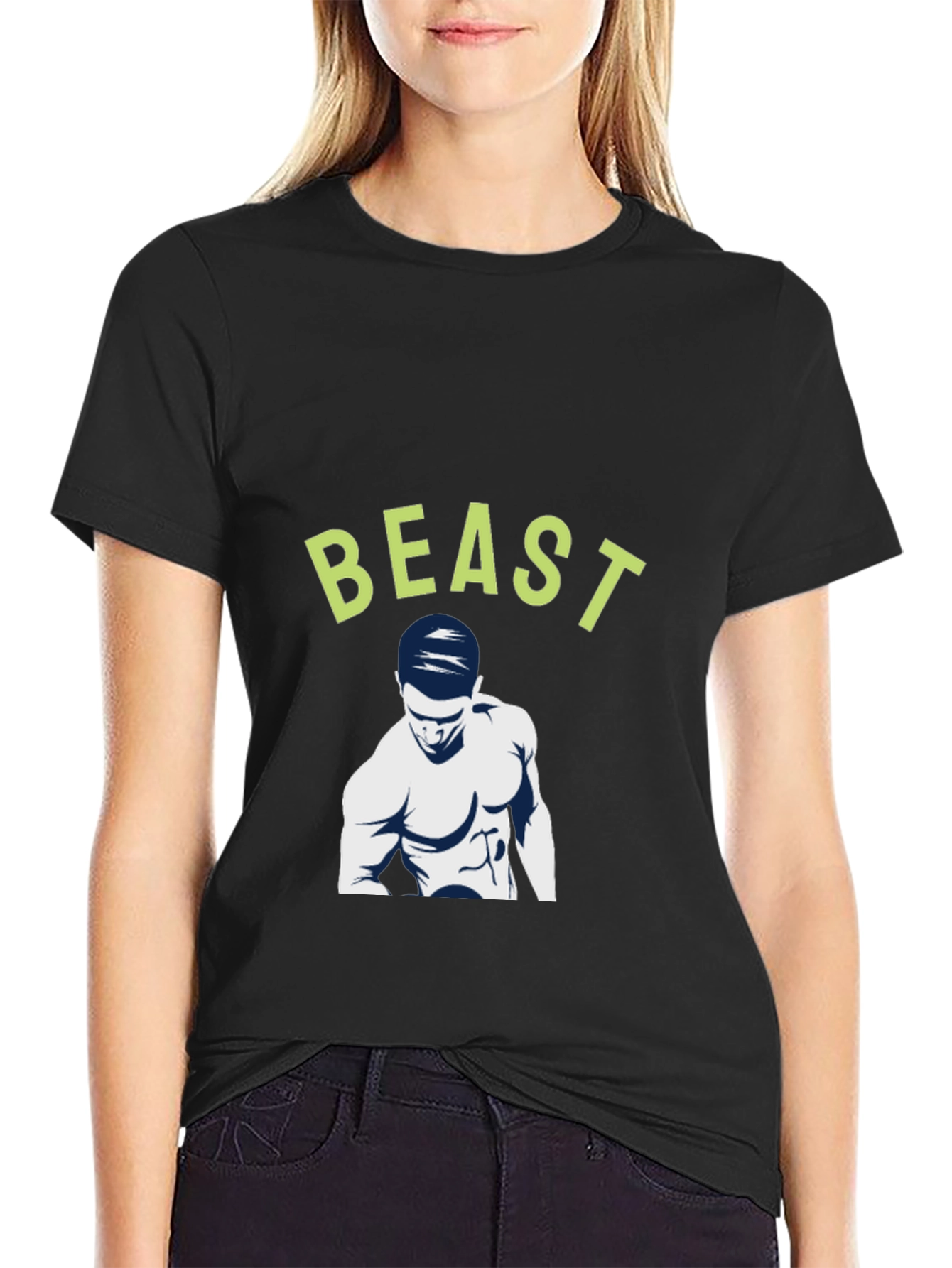 Beast Mode Black T-Shirt - Gym & Fitness Apparel