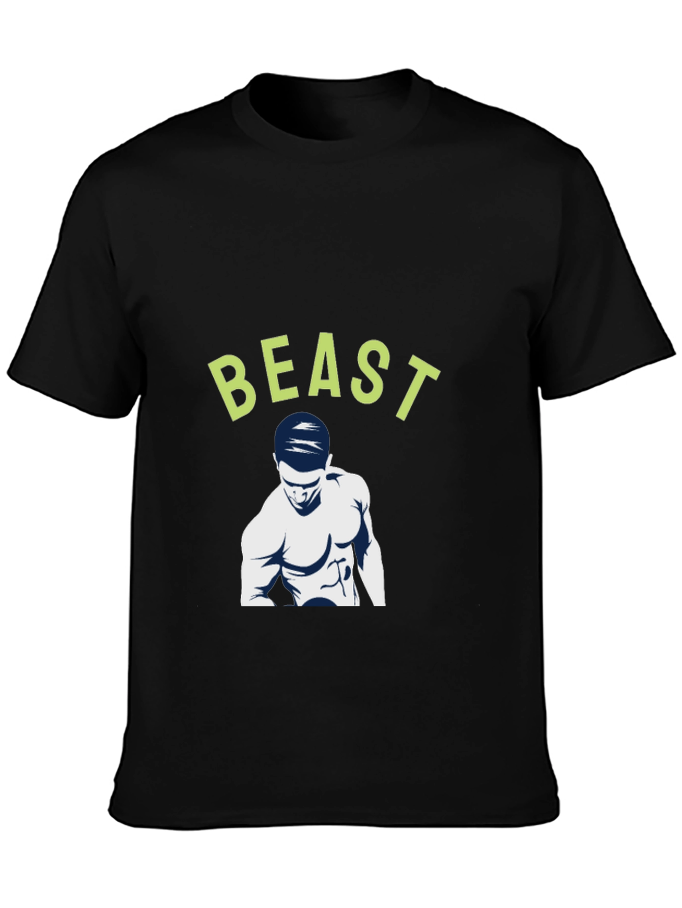 Beast Mode Black T-Shirt - Gym & Fitness Apparel